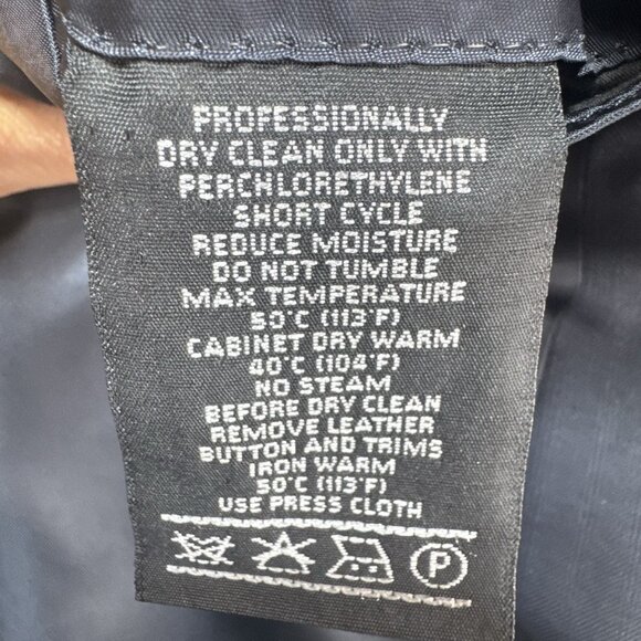 VTG Hickey Freeman By Nordstrom 2 Piece Suit Navy 100% Wool USA Union Made 46 R - Picture 8 of 16